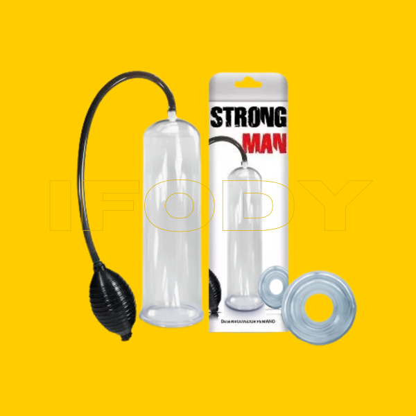 Bomba Peniana Pera Manual – Strong Man Fumê – Sexy Fantasy Acessórios