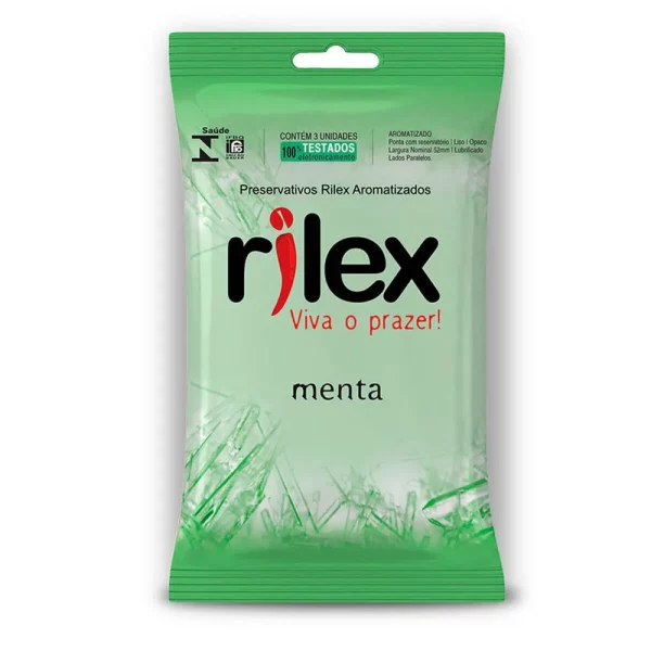 Preservativo Aromático Menta C/ 3 Un – Rilex Acessórios
