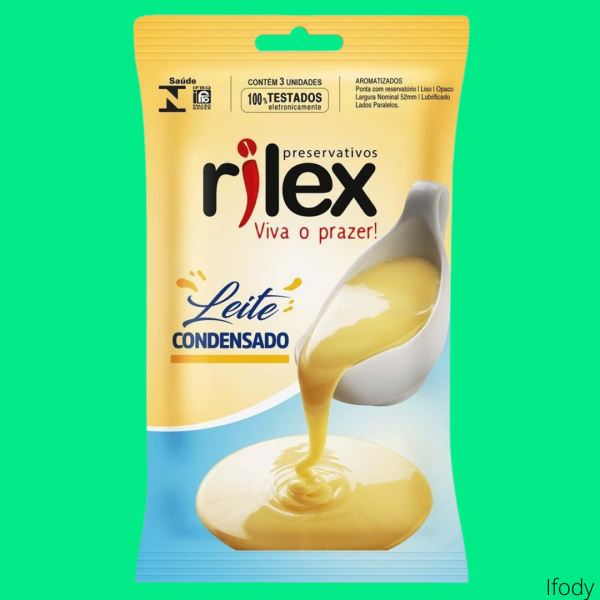 Preservativo Aromático Leite Condensado – Rilex Acessórios