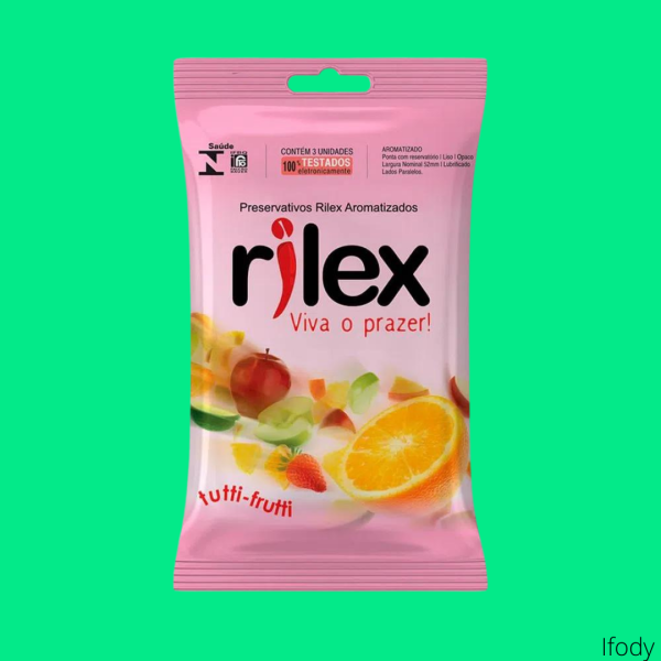 Preservativo Aromático Tutti-Fruit C/ 3 Un – Rilex Acessórios