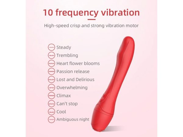 Vibrador Dmm Maa Rose – Formato De Rosa – 10 Modos De Vibração – Vibratoy Vibradores