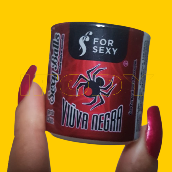 Bolinha Sexy Balls Funcional Viúva Negra 03 Unidades – For Sexy Cosméticos