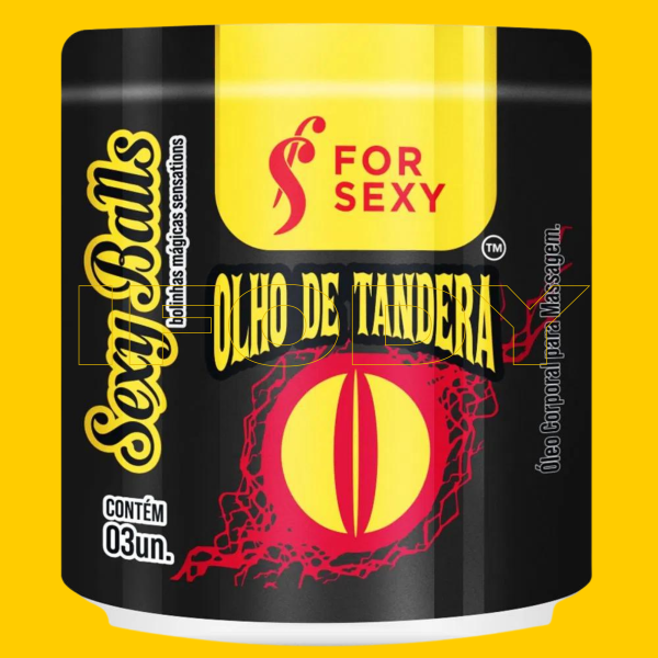 Bolinha Sexy Balls Funcional Olho De Tandera 03 Unidades – For Sexy Cosméticos