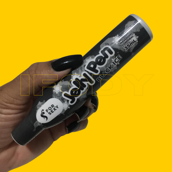 Caneta Comestível Jelly Pen Black Ice 35 Ml – For Sexy Sexo Oral