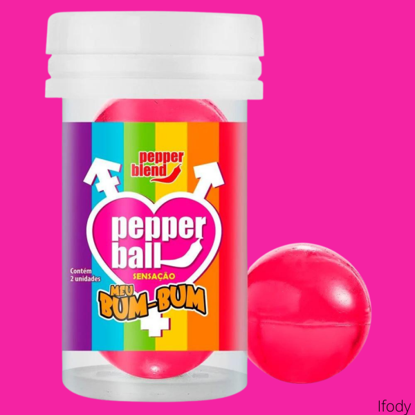 Bolinha Pepper Ball Meu Bumbum Sensação (Com 2 Unidades) – Pepper Blend Cosméticos