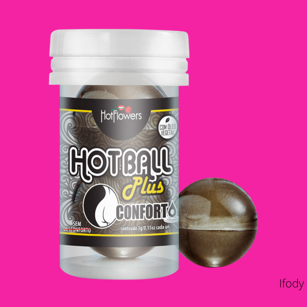 Bolinha Hot Ball Plus Conforto (Com 2 Unidades) – Hot Flowers Cosméticos