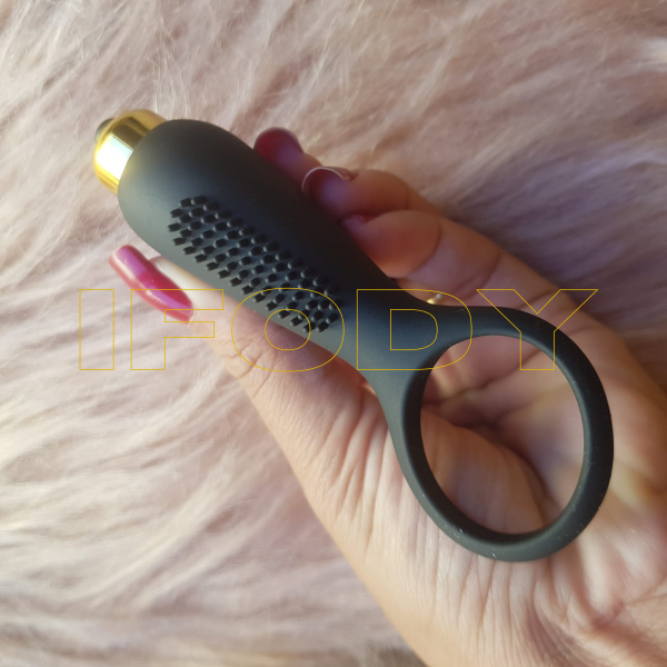 Anel Peniano Com Vibro E Estimulador De Clítoris Texturizado – S-Hande Duets Vibrating Cock Ring Acessórios