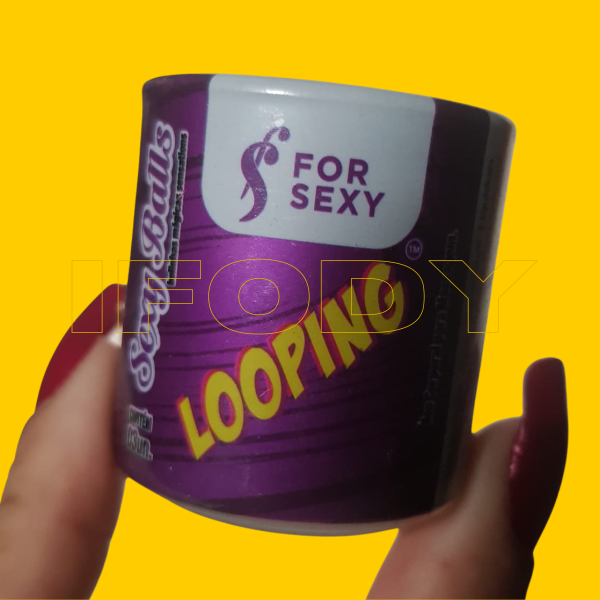 Bolinha Looping (Esquenta, Esfria, Vibra) Sexy Balls Funcional 03 Unidades – For Sexy Cosméticos